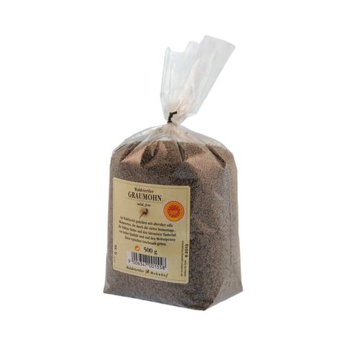 Waldviertler Graumohn g.U. waldviertel sivo makovo seme, neobdelano - 500 g Cene
