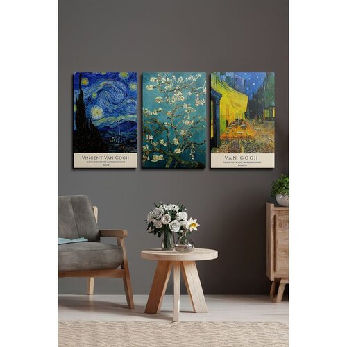 WALLXPERT slika Ersycnvs11, 50x70 cm, 3 dijela Cijene