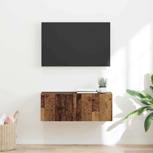 TV zidni ormar Staro drvo 60 x 31 x 29.5 cm Konstruirano drvo Cene