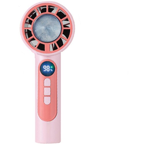 INF Ročni ventilator s polprevodni&scaron;kim hlajenjem in LED zaslonom, 3000mAh Pink, (5000286642) Cene