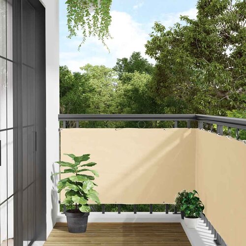 Furnova Balkonsko platno za zasebnost krem 400x90 cm PVC, (21919176) Cene