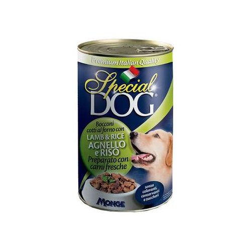 Monge special chunks - lamb&amp;amp;rice 400g Slike