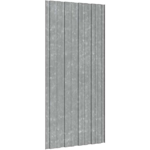  panel 12 pcs Srebrno 100 x 45 cm Pocinčani čelik - Srebrno 100 x 45 cm 12 Slike