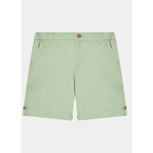 United Colors Of Benetton Kratke hlače iz tkanine 4BE7G9012 Zelena Regular Fit