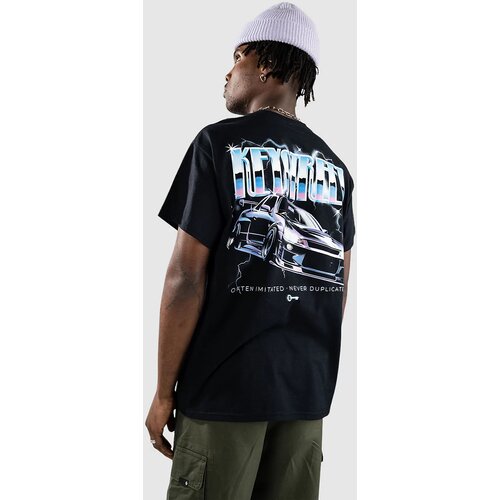 Key Street Airbrushed T-shirt black Cene