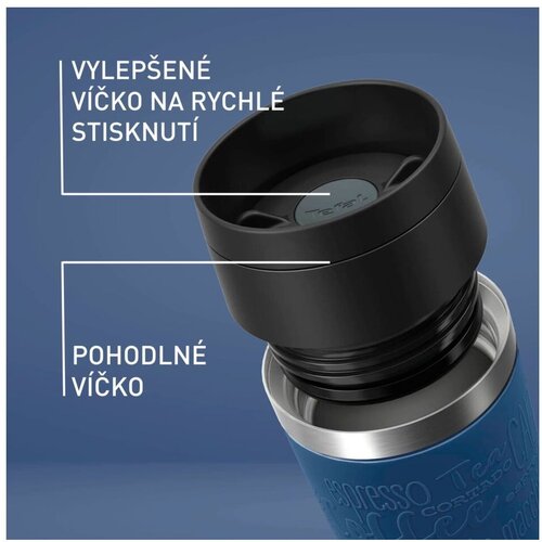 Tefal Temno moder potovalni lonček 360 ml &amp;ndash; Slike