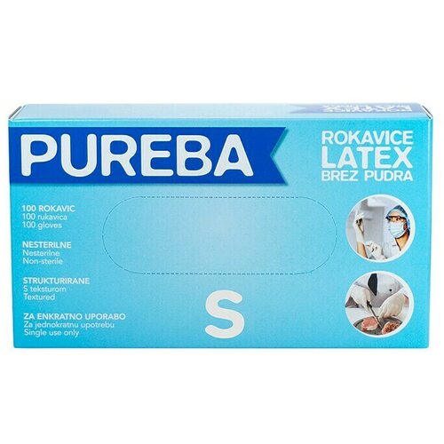  Jednokratne rukavice Pureba (Veličina: S, Lateks) Cijene