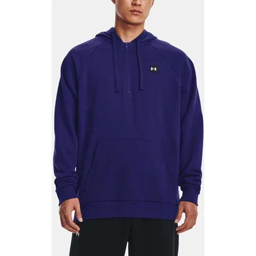 Under Armour Sweatshirt UA Rival Fleece 1/2 Zipper HD-BLU - Mens