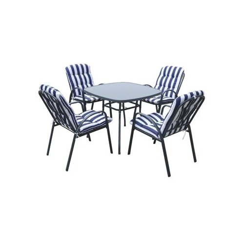  Veneto ba&amp;scaron;tenski set - sto + 4 stolice sa jastucima 037984 Slike