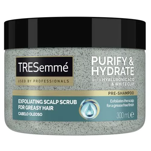 TRESemmé Hydrate & Purify Exfoliating Scalp Scrub šampon mastni lasje za ženske