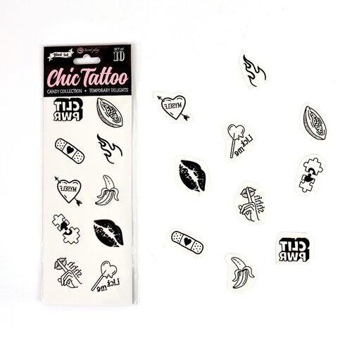 SECRET PLAY Chic Tattoo Candy Collection 10pcs Cene