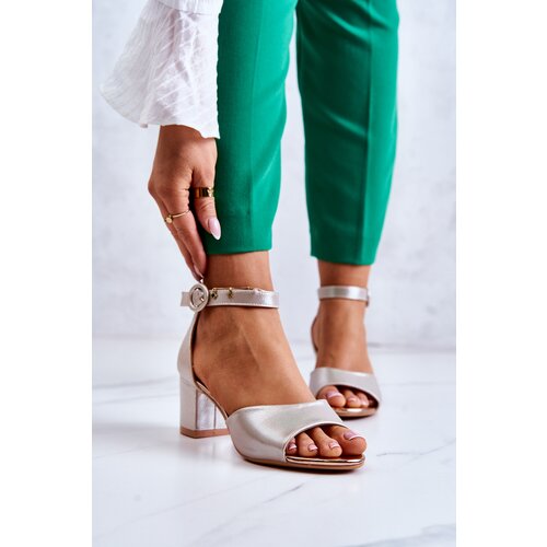 VINCEZA Leather High Heel Sandals 23 Cijene
