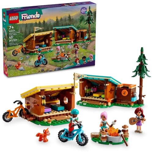 Lego Blocks FRIENDS 42624 Adventure Camp Cozy Cabins Slike