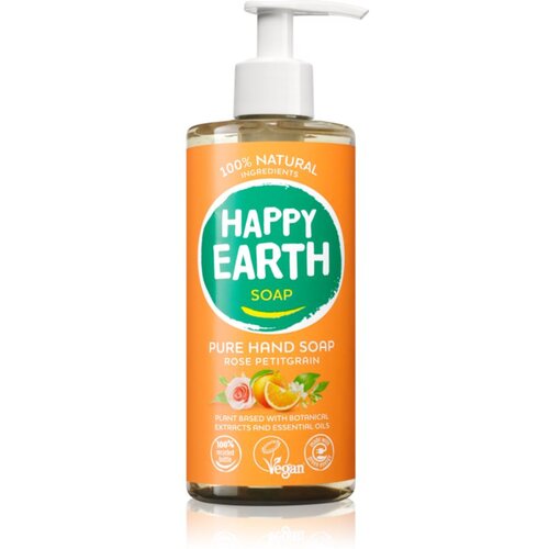 Happy Earth 100% Natural Pure Hand Soap Rose Petitgrain tekući sapun za ruke 300 ml Cijene