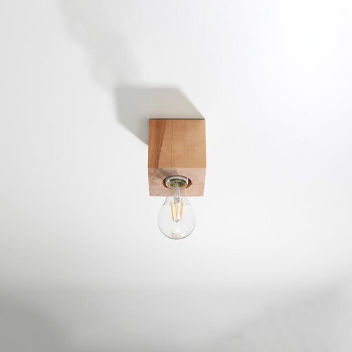 Nice Lamps stropna svetilka v naravni barvi 10x10 cm gabi &amp;ndash; Slike