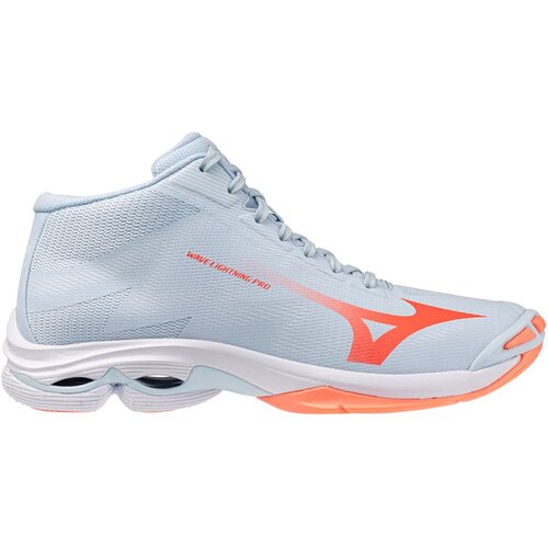 Mizuno patike Wave Lightning Pro Mid za žene, svetlo plave Slike