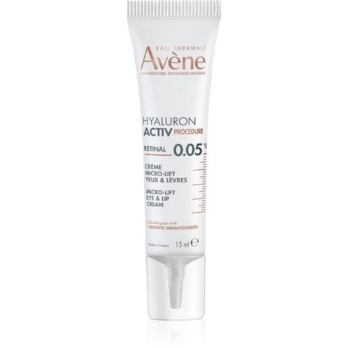 Av&amp;egrave;ne Hyaluron Activ Procedure Micro-Lift Eye &amp;amp; Lip Cream 0.05% Retinal lifting krema za oči 15 ml Slike