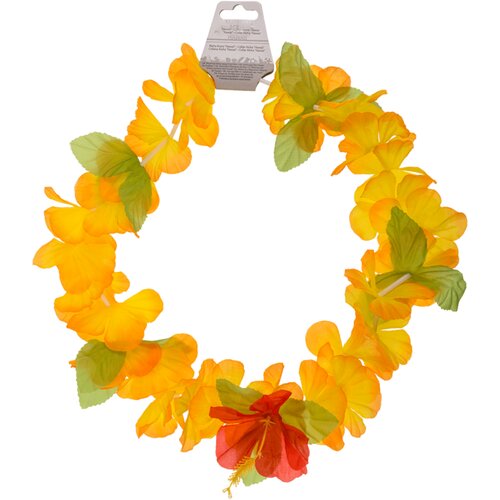 Aloha ogrlica - Havaji - Neon rumena Cene