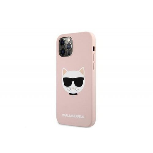 Karl Lagerfeld originalen ovitek KLHCP12LSLCHLP za iphone 12 pro max roza silikonska za&amp;scaron;čita - choupetts head Slike