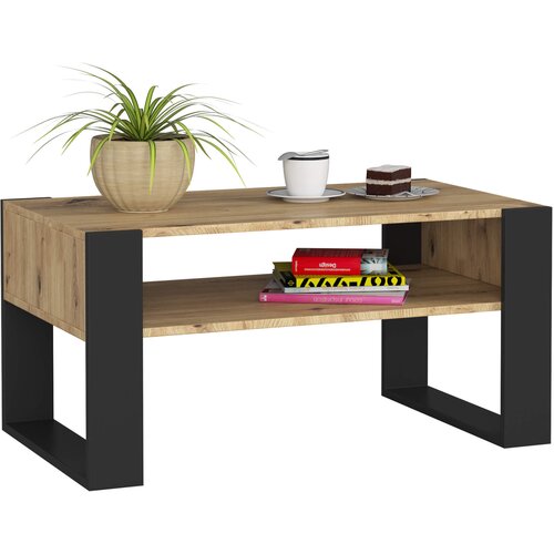 AKORD KAVNA MIZA DOMI OAK ARTISAN / ČRNA, (21714118) Cene