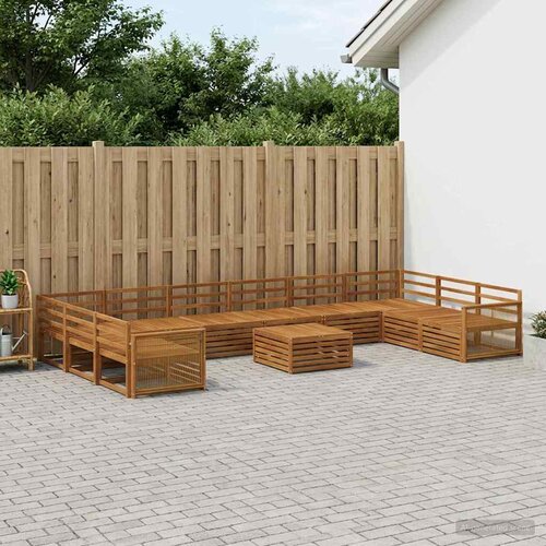  Setovi sofa 11 kom. Čvrsto drvo akacije Cene