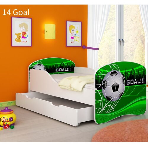 ACMA Dječji krevet s motivom + ladica 160x80 cm - 14 Goal Cene