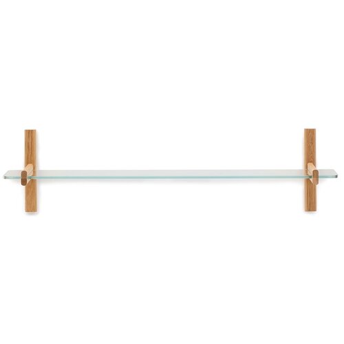 Kave Home Stakleni modularni sustav polica u prirodnoj boji 110x28x30,5 cm Sitra – Cijene