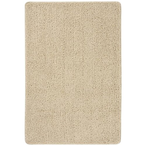 vidaXL Košata preproga krem 140x200 cm nedrseča Cene