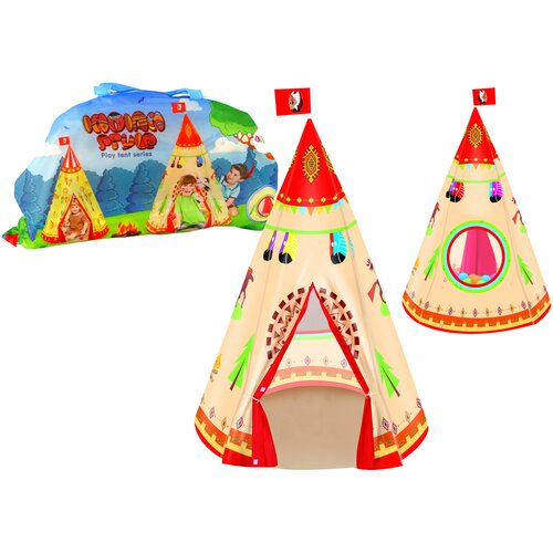Lean_Toys Šotor Teepee za otroke Indian 160 cm x 105 cm Cene
