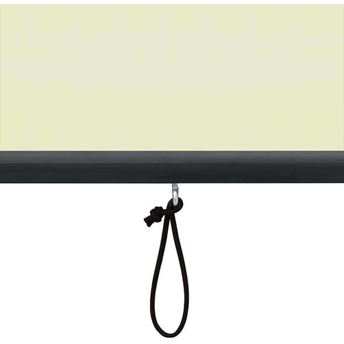 VidaXL Vanjska Roleta Prugasti Podesiva Krema 180 x 250 cm tkanina Slike