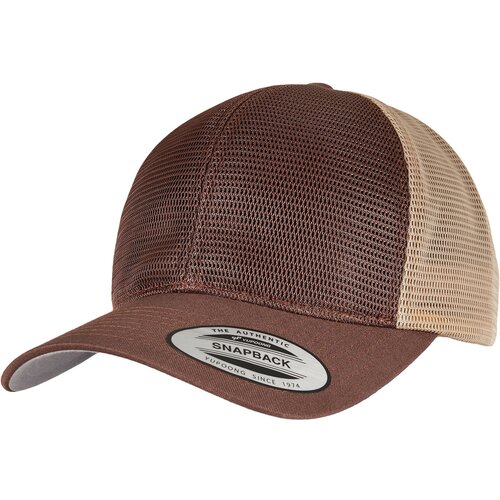 Flexfit 360&amp;deg; Omnimesh 2-Tone Cap Brown/Khaki Slike