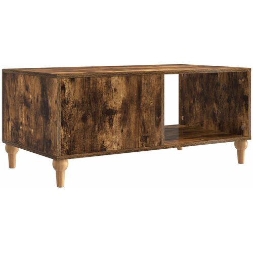  Kava Stol Dimljeni hrast 90 x 50 x 40 cm Konstruirano drvo Slike