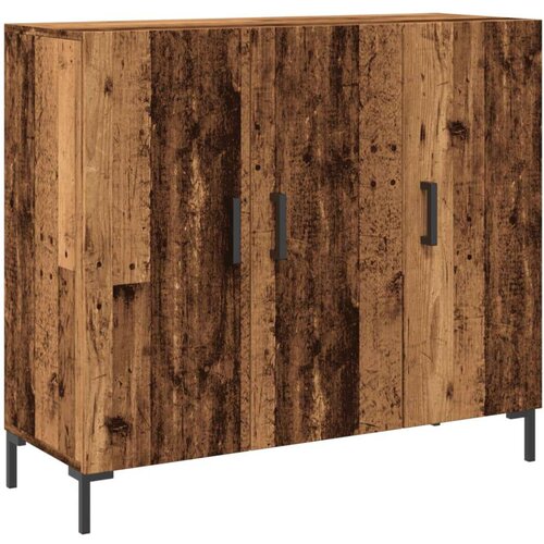 VidaXL Komoda boja starog drva 90 x 34 x 80 cm od konstruiranog drva Slike