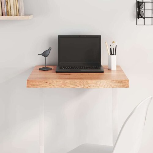 Stolna ploča svjetlosmeđa 60x40x(2-6) cm tretirana hrastovina Cijene