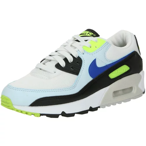 Nike Sportswear Niske tenisice 'AIR MAX 90' plava / svijetloplava / limeta / bijela