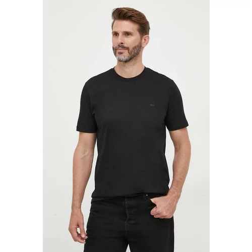 Liu Jo Pamučna majica boja: crna, bez uzorka