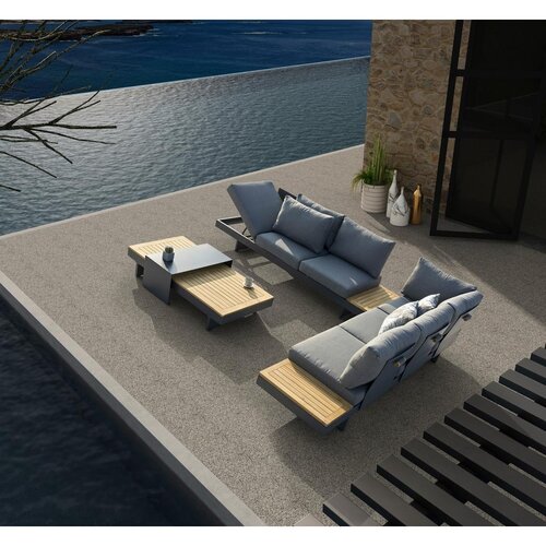 XXXL Lounge Garnitura Molise, Antracit Slike