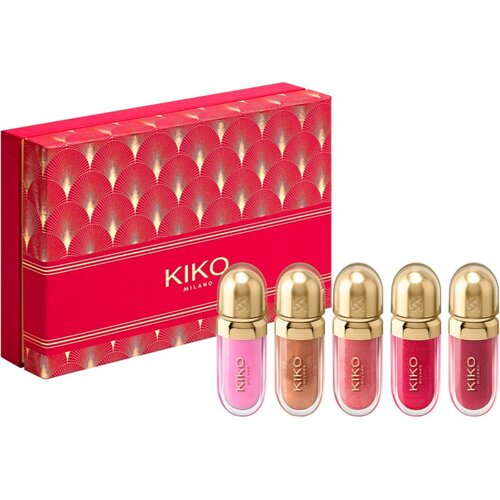 KIKO Milano Twist &amp;#039;N Twinkle Holiday The Fabulous set sjajila za usne s 3D efektom mini Slike