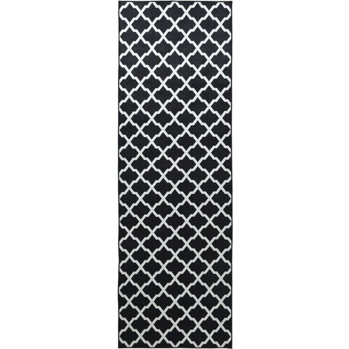  Traka za tepih LESAKA Crno i bijelo 80 x 450 cm Slike