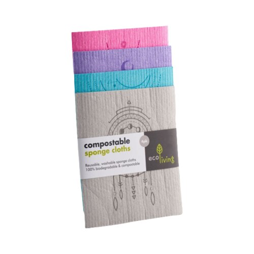 EcoLiving Set 4 gobastih krp Slike
