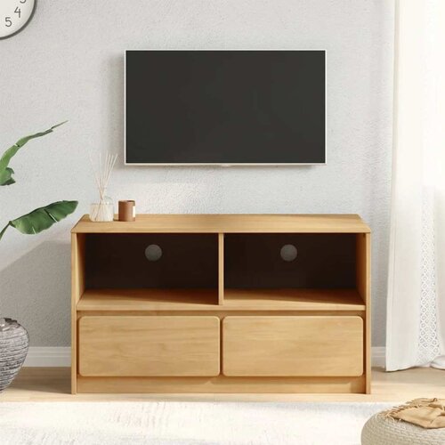 TV ormarić SAUDA boja hrasta 99 x 43 x 55 cm masivna borovina Cijene