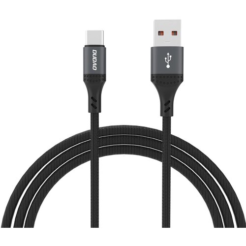 Dudao Kabel za punjenje L3ST USB - A / USB - C 5A 1,2m - Crna Cijene