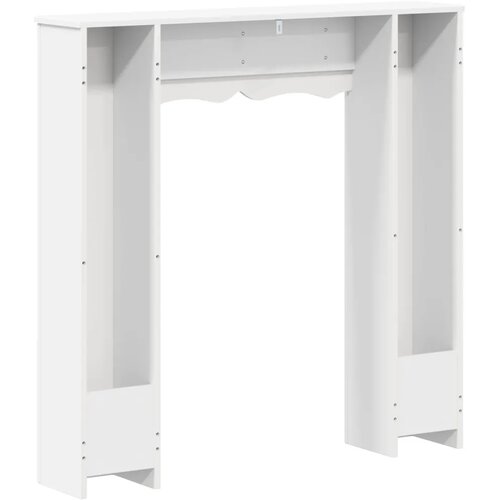  Okvir za kamin Bijela 102 x 20 x 102 cm Konstruirano drvo - Bijela Cijene