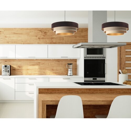  Luster na sajli TRINITI 1xE27/60W/230V smeđi/bež/zlatni Slike