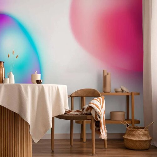  Foto tapeta - Abstraction - Colorful Glass Pieces - Violet-Blue and Pink 500x350 Cijene