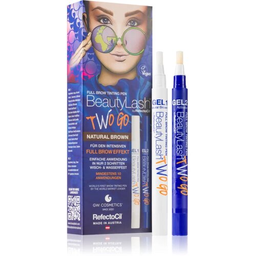 RefectoCil BeautyLash Two Go barva za obrvi odtenek Natural Brown 2x15 ml Cene