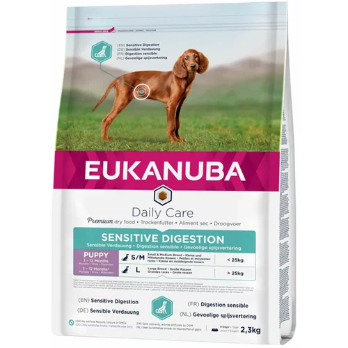 Eukanuba Puppy Sensitive Digestion piletina i puretina - 2,3 kg