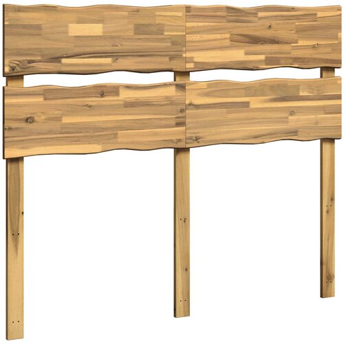  Uzglavlje s prirodnim rubom ROSTOCK Bijela 120 cm Slike