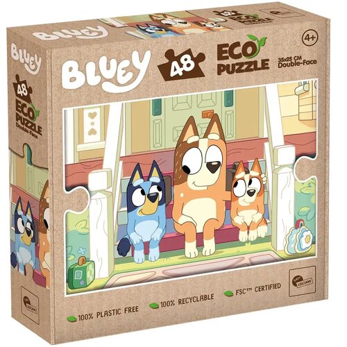 Lisciani Giochi Eco puzzle Bluey, Dvostrane, 48 dijelova Cene