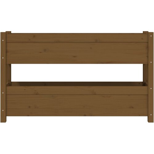  Sadilica smeđa boja meda 112x25x66 cm od masivne borovine Slike